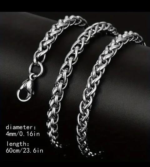 Men's Stainless Steel Vintage Necklace
