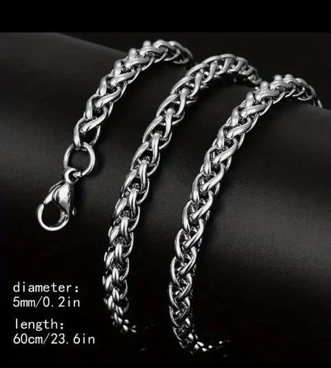 Men's Stainless Steel Vintage Necklace