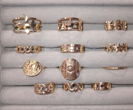 Women's Fashion Assorted Stackable Rings