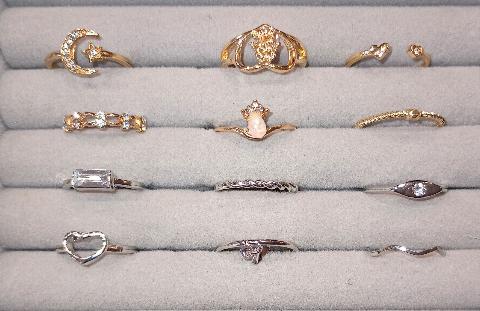 Women's Fashion Assorted Stackable Rings