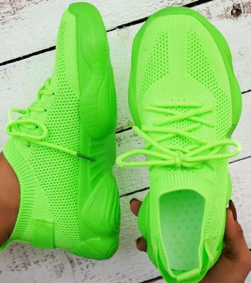 Women's Sneakers Casual Safety Green