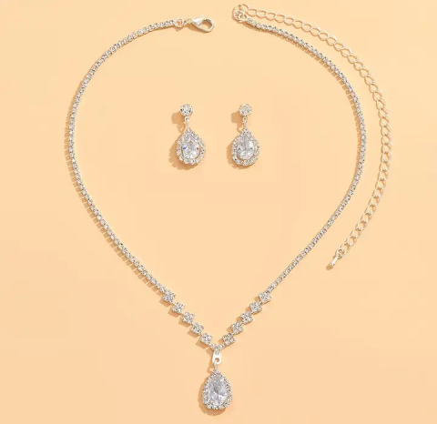 Women's Jewelry Set Teardrop Shaped