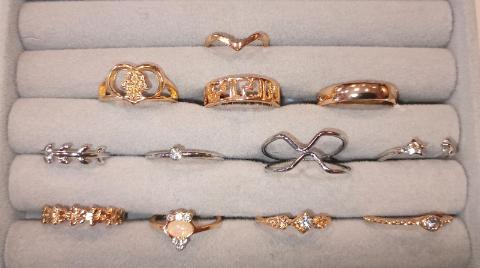 Women's Fashion Assorted Stackable Rings
