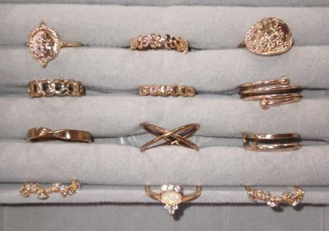 Women's Fashion Assorted Stackable Rings